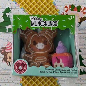 Disney Munchlings Figment Gingerbread Cookie w/ Frosting Specialty Treats Plush